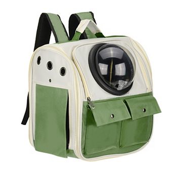 1 pc Pet Backpack Carrier Portable and Ventilated Oxford Cloth Dogs, 14.17x9.45x14.17 Inch