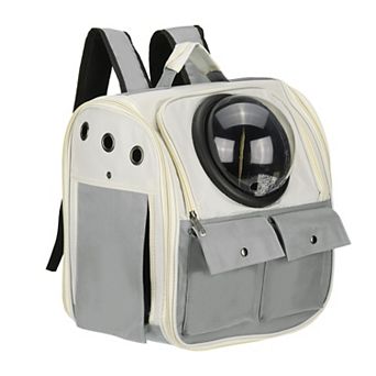 1 pc Pet Backpack Carrier Portable and Ventilated Oxford Cloth Dogs, 14.17x9.45x14.17 Inch
