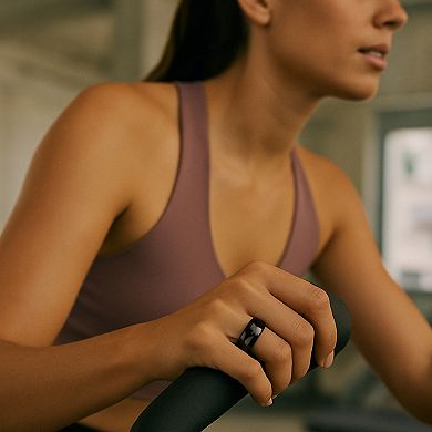 Everyday Wellness Smart Ring Sleek Health & Sleep Tracker with Magnetic Charging Base