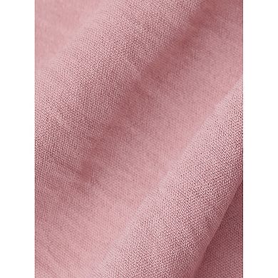 Women's Maternity Blouse Boho Ruffled V Neck Button Short Sleeve Tiered Shirt Flowy Loose Casual Top