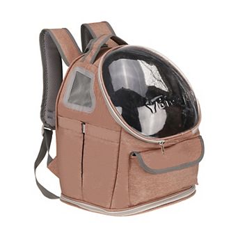 1 pc Portable Pet Backpack Carrier for Traveling, 13.39x11.02x16.54 Inch