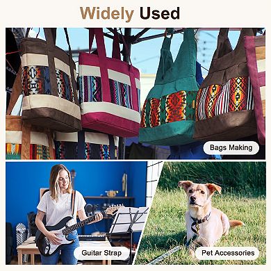 Cotton Webbing Strap Webbing Ribbon Embroidery Purse Strap Belt for Bag