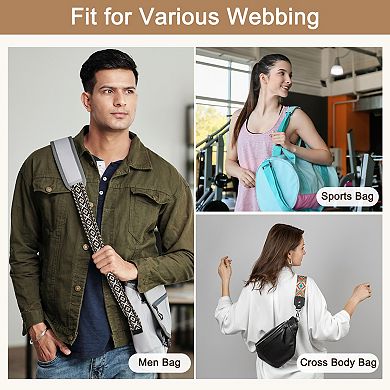 Cotton Webbing Strap Webbing Ribbon Embroidery Purse Strap Belt for Bag