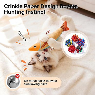 Soft Catnip Fish Toys