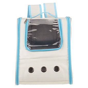 1 pc Portable and Ventilated Oxford Cloth Pet Backpack for Cats or Small Dog, 12.6x11x15 Inch
