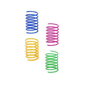 Colorful Cat Spring Toy Set