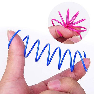 Colorful Cat Spring Toy Set