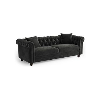 Elegant Sofa With Rolled Arms