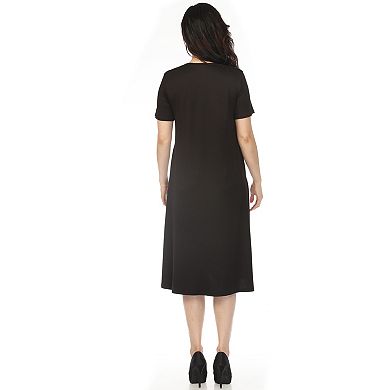 Women's Crew Neck T-Shirt Dress