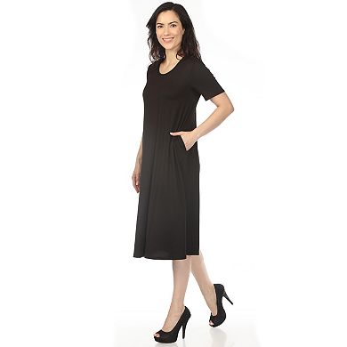 Women's Crew Neck T-Shirt Dress