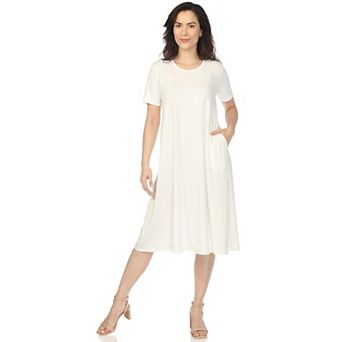 Women's Crew Neck T-Shirt Dress