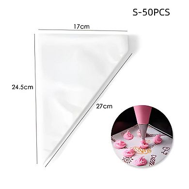 Small Disposable Piping Bags 50 Pcs