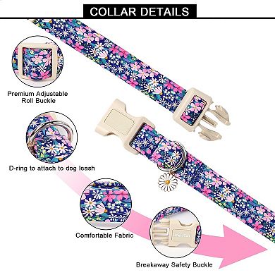 Spring Flower Dog Collar