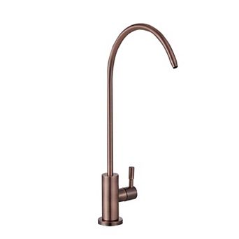 Kitchen and Bar Faucet with Filtration, High-Arc Spout, and Smooth Handle