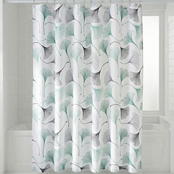 Bohemian Print Shower Curtain Sets Waterproof Curtain with 12 Hooks Nature Inspired Bathroom Decor