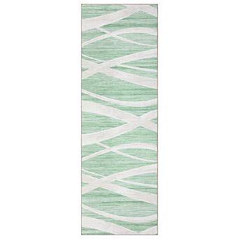 Contemporary Area Rug Machine Washable Low Pile Pet Friendly Carpet for Kid's Room Playroom