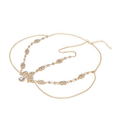 Headpiece Multi-layered Rhinestone Head Chain 1 Pc