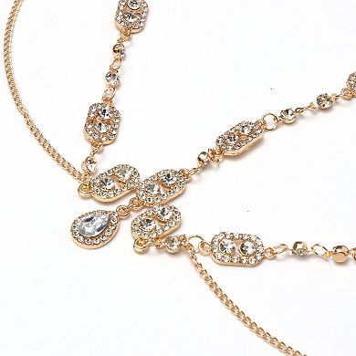 Headpiece Multi-layered Rhinestone Head Chain 1 Pc