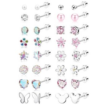 Screw Back Stud Earrings