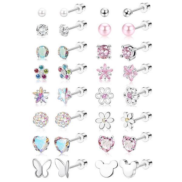 Screw Back Stud Earrings