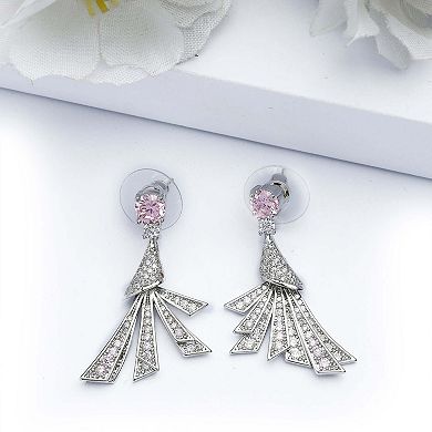 Feather Drop Earrings