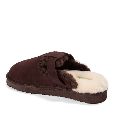 Dearfoams Maitland Women's Genuine Suede Slippers