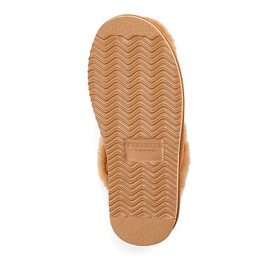 Dearfoams Richmond Women's Genuine Suede Slippers