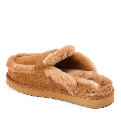 Dearfoams Richmond Women's Genuine Suede Slippers