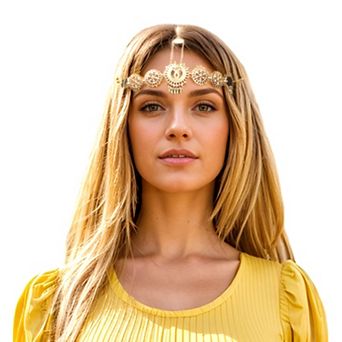 Headpiece Metal Tassels Head Chain 1 pc