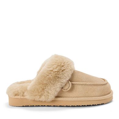 Dearfoams Melville Women's Genuine Suede Slippers