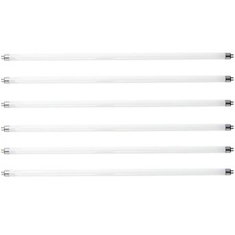 6-Pack 21-Inch T5 Fluorescent Bulbs 1100 Lumens 3000K Warm White