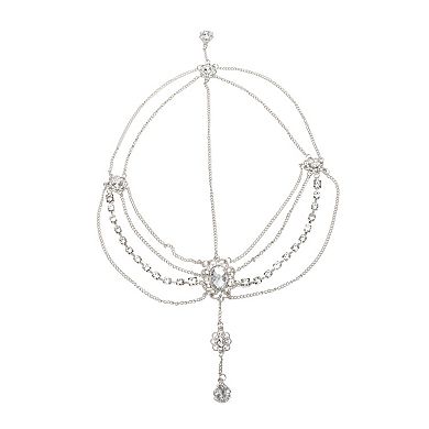 Headpiece Vintage Faux Diamonds Head Chain 1 Pc