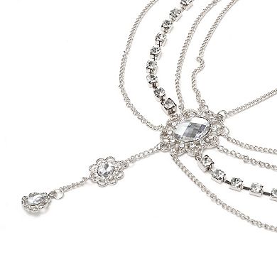 Headpiece Vintage Faux Diamonds Head Chain 1 Pc