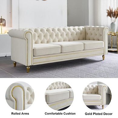 Modern Elegant 3-Seater Sofa