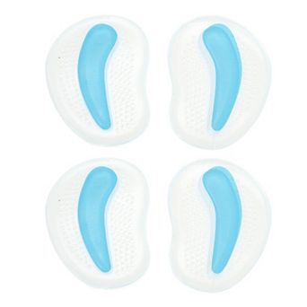 2 Pairs Soft Forefoot Insole Pads for Comfortable Walking and Foot Protection