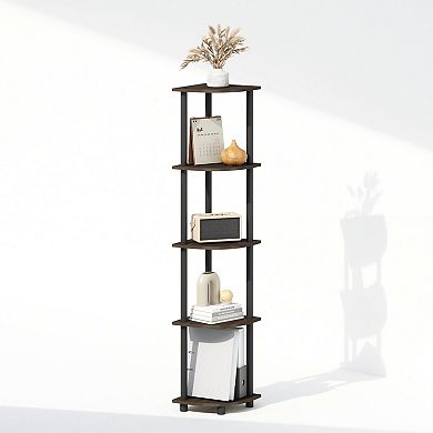 5-Tier Multipurpose Corner Display Rack Shelving Unit