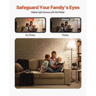 6-Pack Edison Bulbs 4.5W 2700K Warm Light E26 Base - White