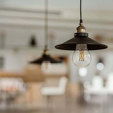 6-Pack Edison Bulbs 4.5W 2700K Warm Light E26 Base - White