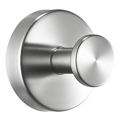 Stainless Steel Suction Hook for Bathroom or Kitchen - Brushed Nickel