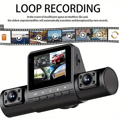 1080P Dash Cam with Loop Recording, Parking Monitor, Night Vision
