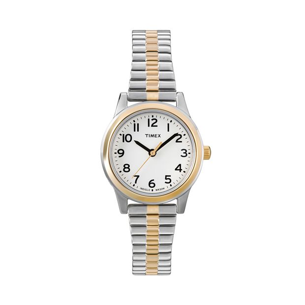 Timex Women s Two Tone Expansion Watch T2N068