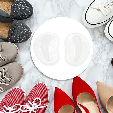 2 Pairs Soft Forefoot Insole Pads for Comfortable Walking and Foot Protection