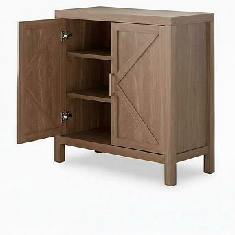 Sideboard Cabinet with Adjustable Shelves, Farmhouse Coffee Bar Console Table, Storage Cabinet