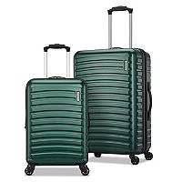 2-Piece American Tourister DuoWave Hardside Spinner Luggage Set (Rainforest Green) + $10 Kohls Cash