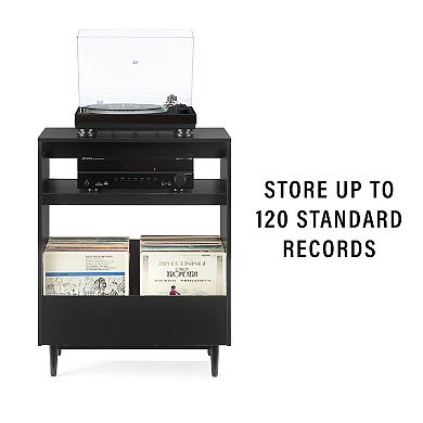 Crosley Furniture Liam Record Player Stand & Vinyl Storage