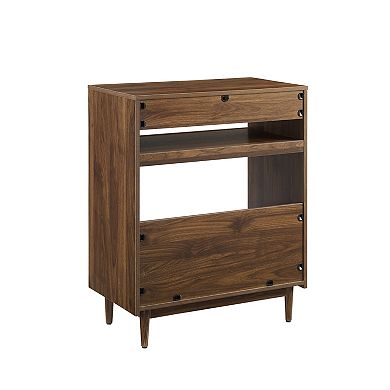 Crosley Furniture Liam Record Player Stand with Vinyl Storage