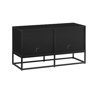 Crosley Furniture Enzo Medium Record Player Stand With Vinyl Storage