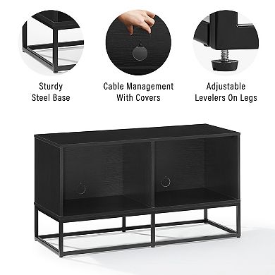 Crosley Furniture Enzo Medium Record Player Stand With Vinyl Storage