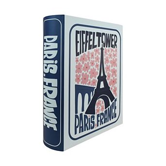 Eiffel Tower Travel Paper Book Storage