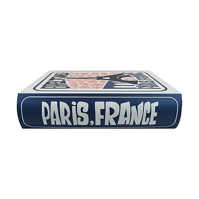 Eiffel Tower Travel Paper Book Storage